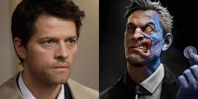 O anjo caiu em Gotham: Misha Collins, o novo Duas Caras!