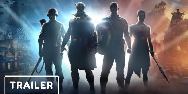 Pantera Negra luta contra Capitão América na 2ª Guerra Mundial em novo jogo da Marvel.