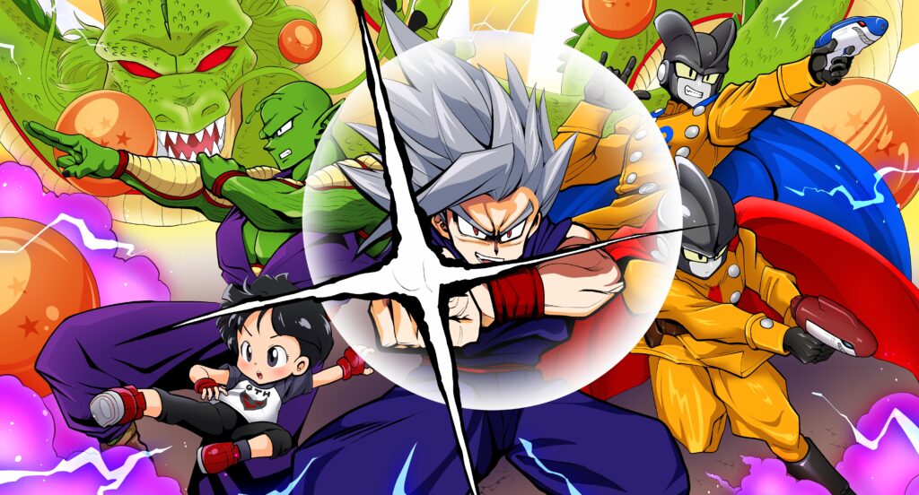 dragon ball super super hero goku piccolo gohan androides gamma 1 e 2 animes crunchyroll animação julho streaming,,