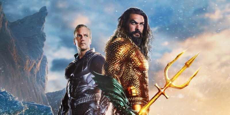 Aquaman 2: O Reino Perdido ganhou novo Pôster com Jason Momoa e Patrick Wilson.