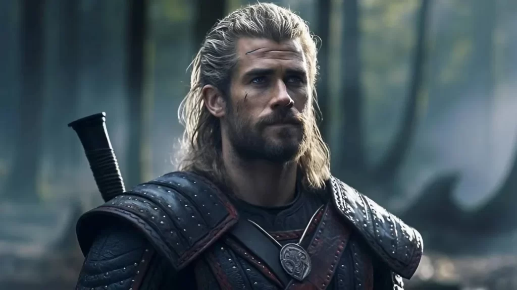 The Witcher  Fotos vazadas apresentam Liam Hemsworth e Laurence Fishburne