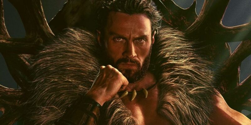 Kraven – O Caçador ganhou nova imagem com Aaron Taylor-Johnson