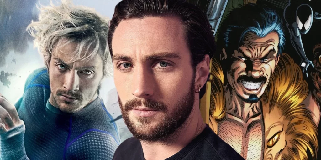 Vingadores  Aaron Taylor-Johnson comentou sobre o retorno de Mercúrio mcu universo cinematografico kraven o caçador