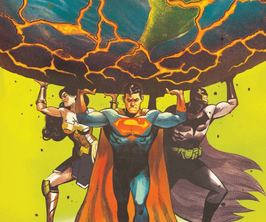 dc-ko-dc-comics-guerras-secretas-superman-darkseid-joshua-williamson-scott-snyder-javi-fernández-flash-titãs-superman-liga-da-justiça-metal-sdcc-2026-quadrinhos