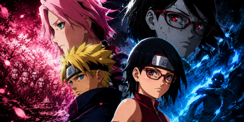 boruto two blue vortex-sarada uchiha-sakura haruno-naruto-boruto mangá-mangekyo sharingan-anime boruto-sarada e boruto-masashi kishimoto-anime naruto